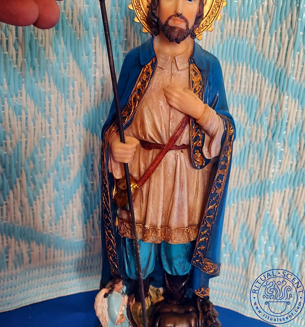 Thumbnail: Kouzen Zaka St. Isidore 12" Resin Statue