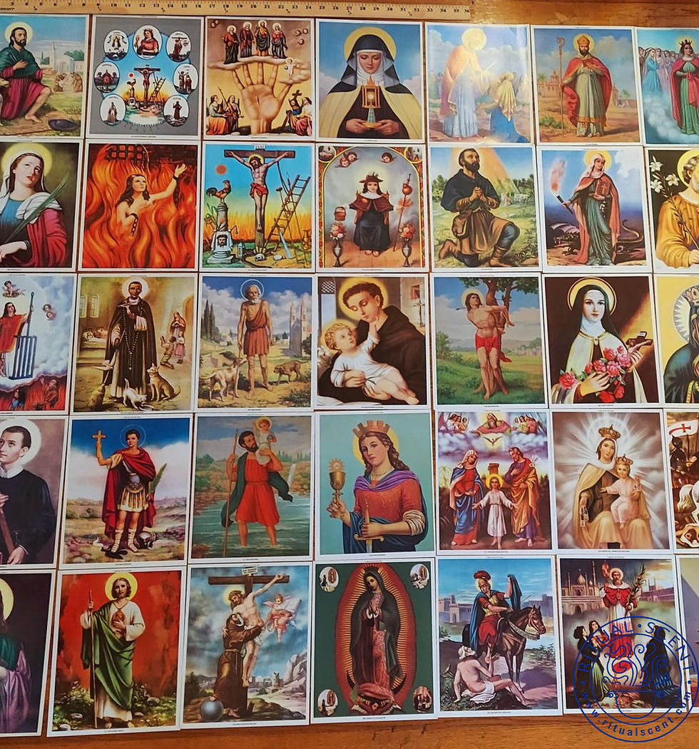 Thumbnail: Saint Lucy Ayizan 8x11 Religious Art Print