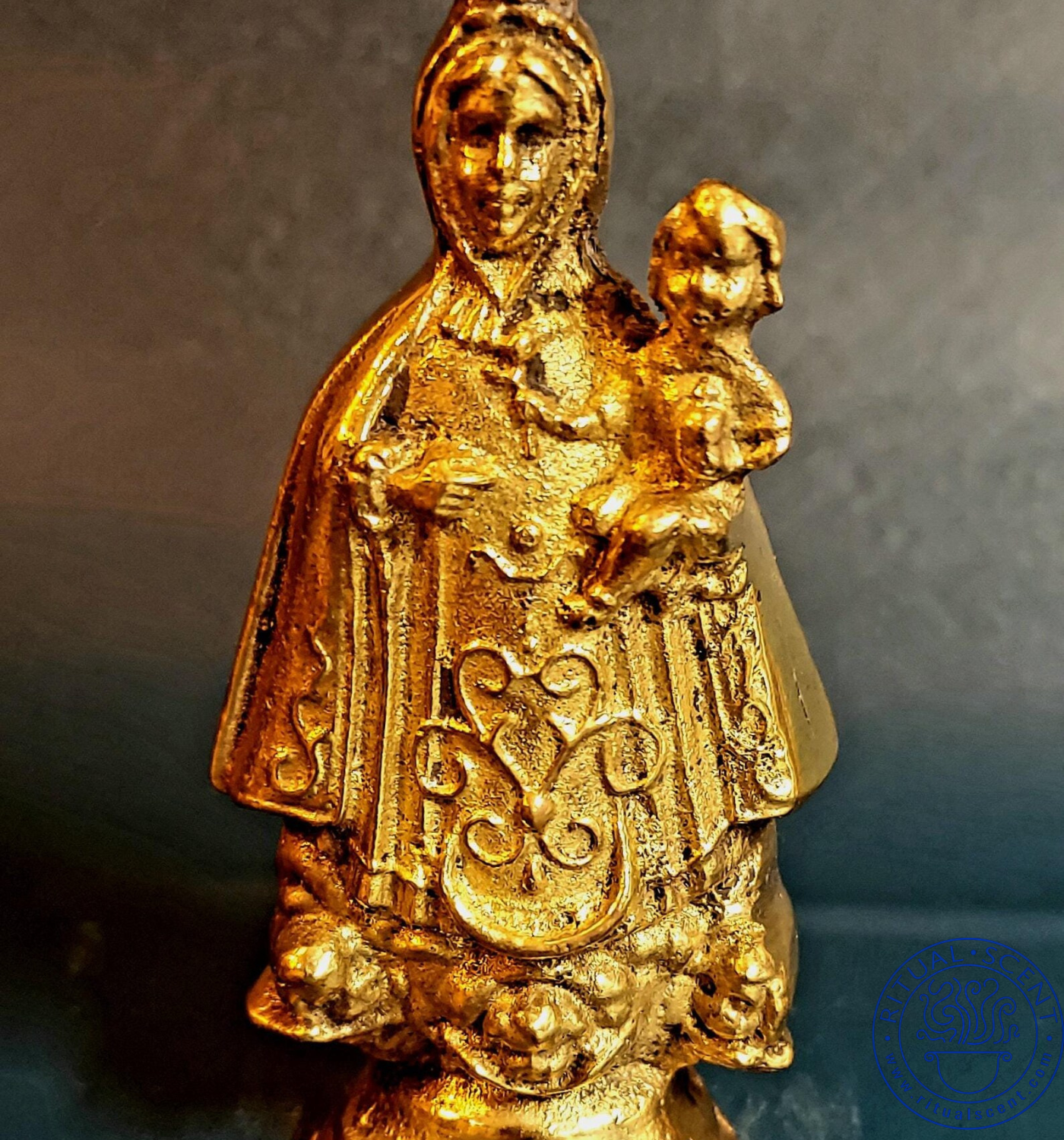 Yemaya Our Lady of Regla 3" Brass Statue