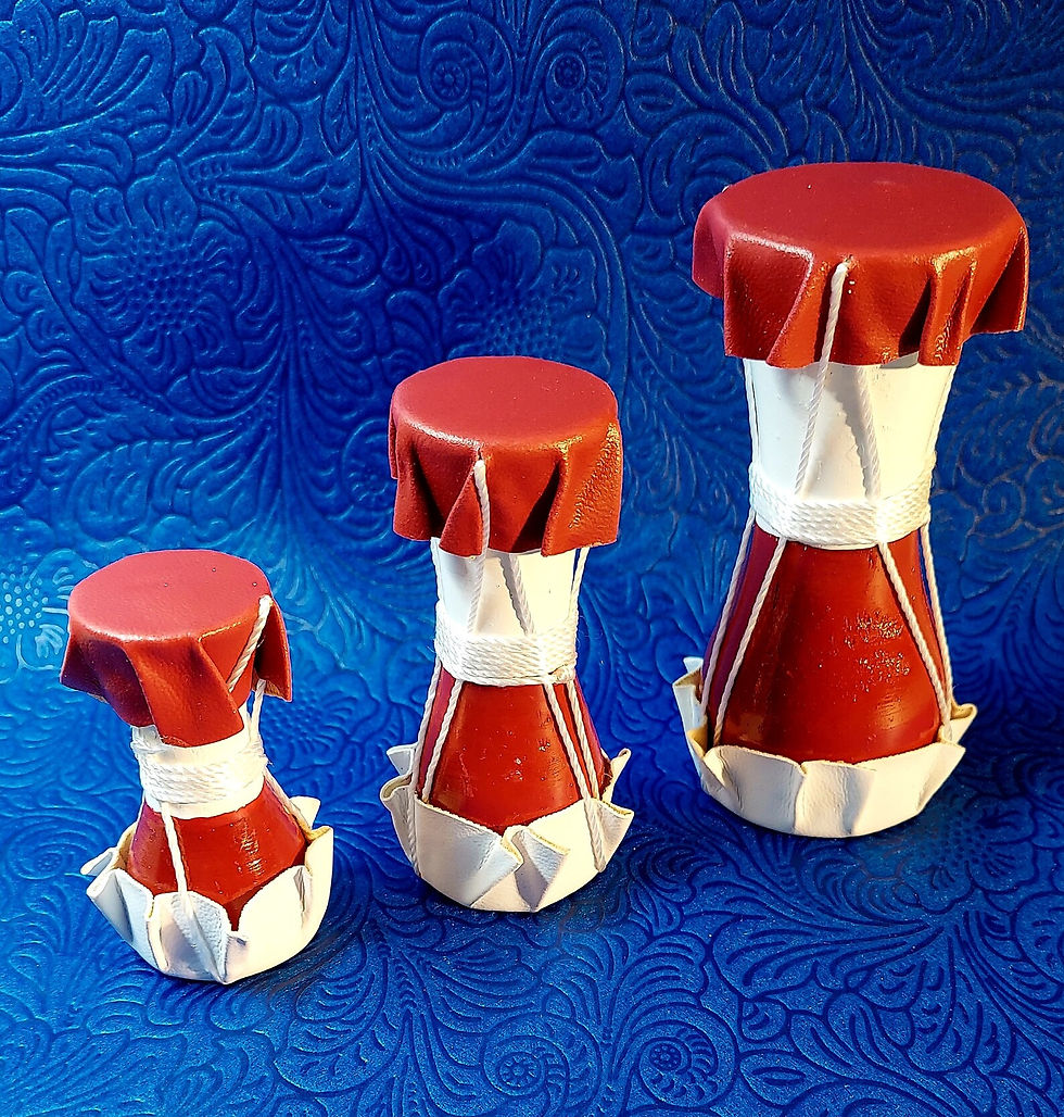 Thumbnail: Shango Bata Drums Mini Set tambors Aña 