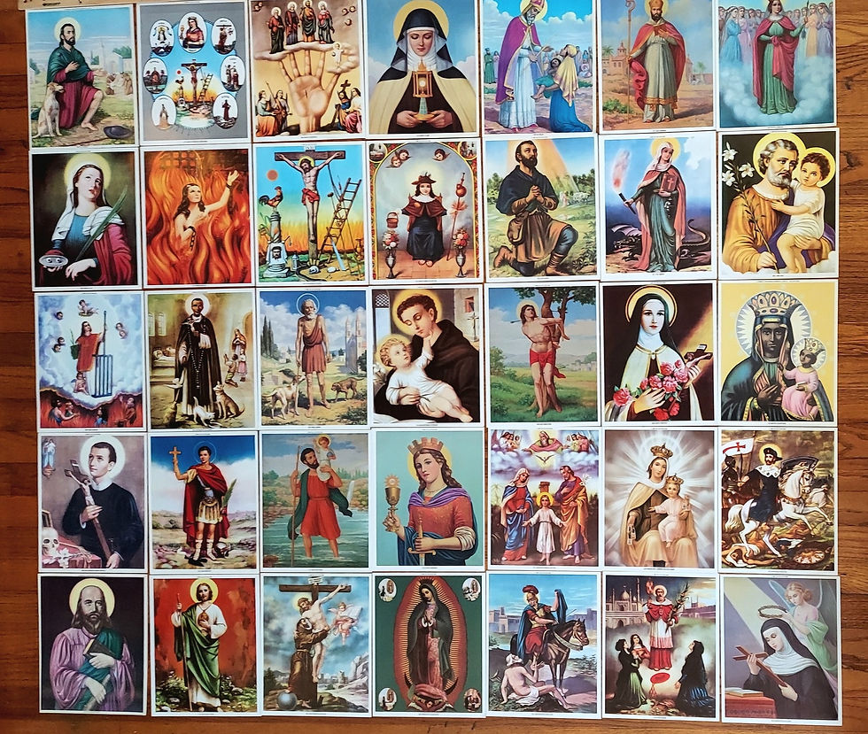 Thumbnail: Saint Raphael Lithograph 8x11