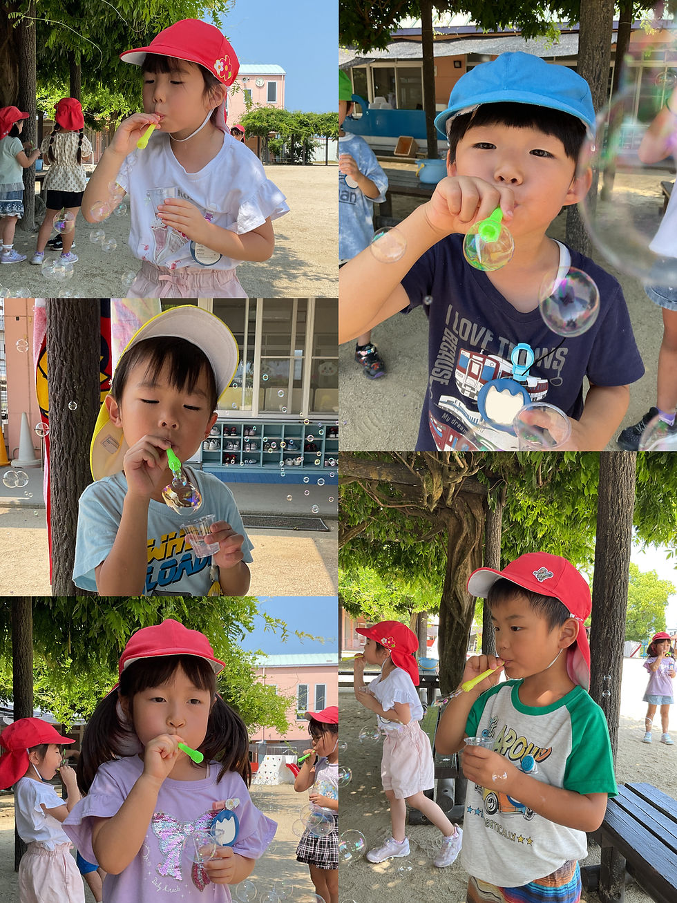 7月24日　夏休み預かり保育の様子です。
