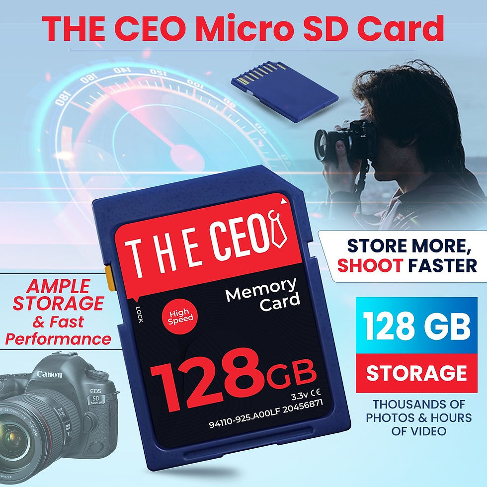 Thumbnail: 128G SD Memory Card Ultra SDHC UHS-I 90MB/s, C10, U1, Full HD, SD Card