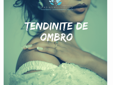 Fisioterapia para tendinite de ombro.