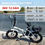 Thumbnail: Folding 20" Fat Tire Electric Bike 500W Hill Bicycle Pedal Assist
