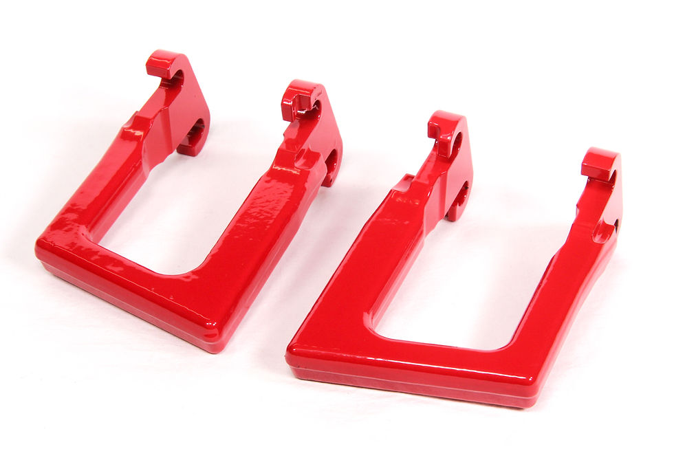 Thumbnail: Refinished OEM Front Recovery Hook Set : Powder Coat RED