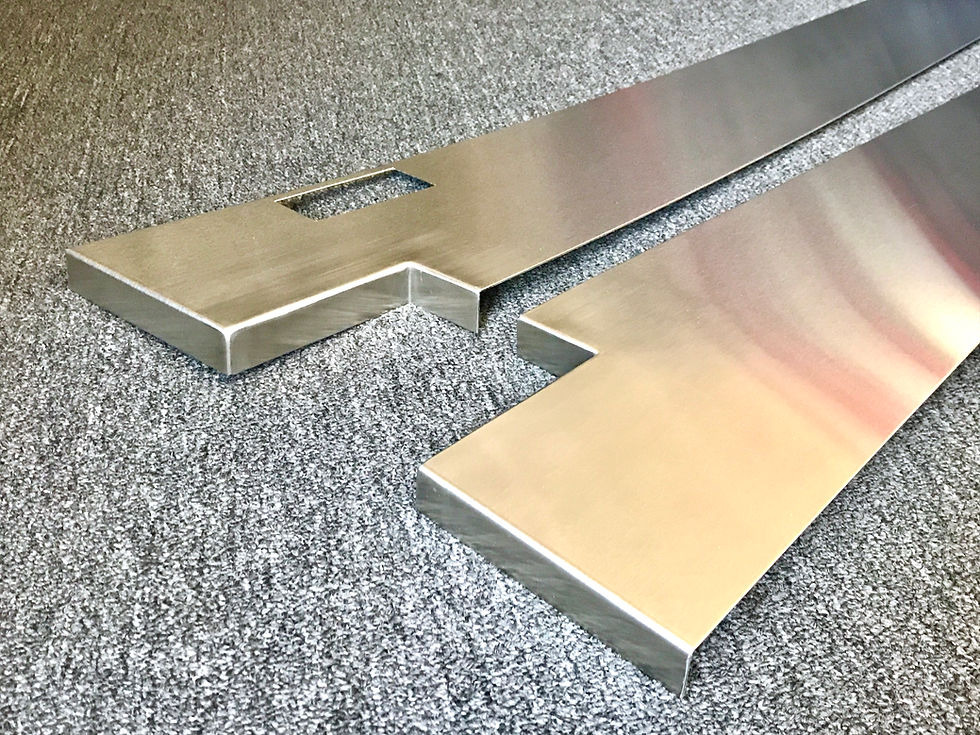 Cybersails Set - Left and Right Side Stainless Steel Cybertruck Sails Covers