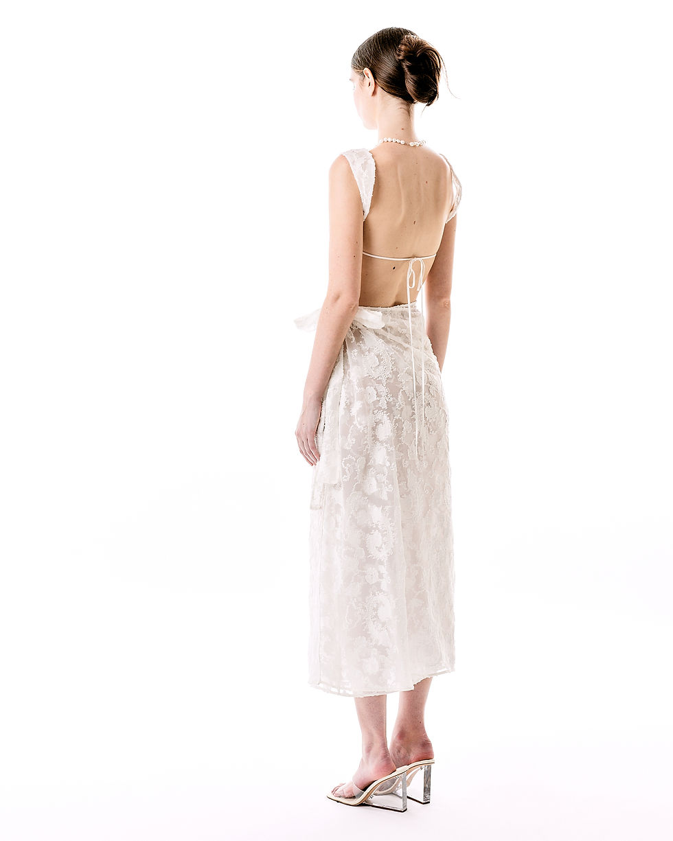 縮圖：Ariel Sheer Apron Dress