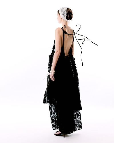ariel sheer dress Sheer Luck Ariel Lace Off-shoulder Maxi Dress M