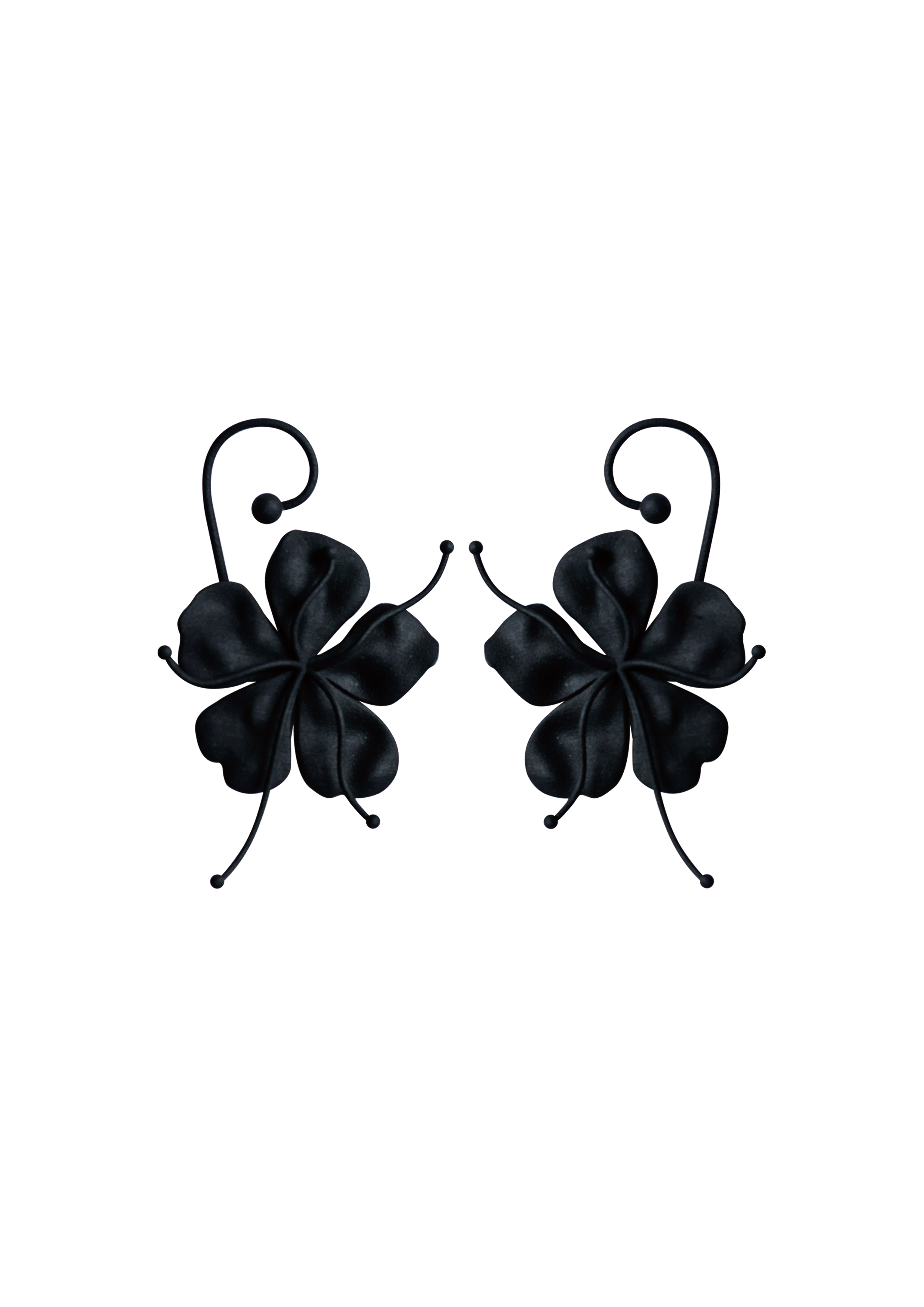 Flowing Flower Ear Cuff