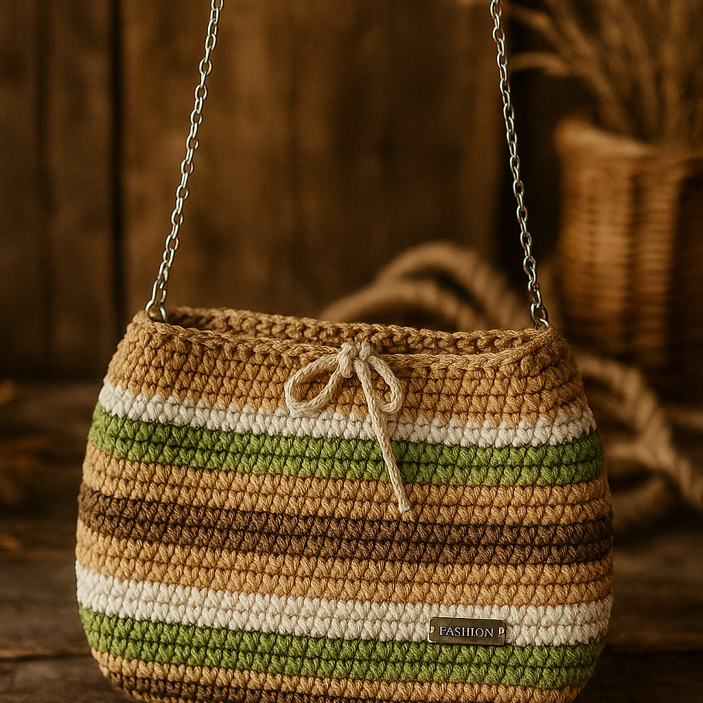 🌿 Bolso artesanal “RaĂz Natural”