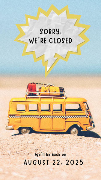 Yellow Minimalist Closed for vacation business Instagram story.jpg