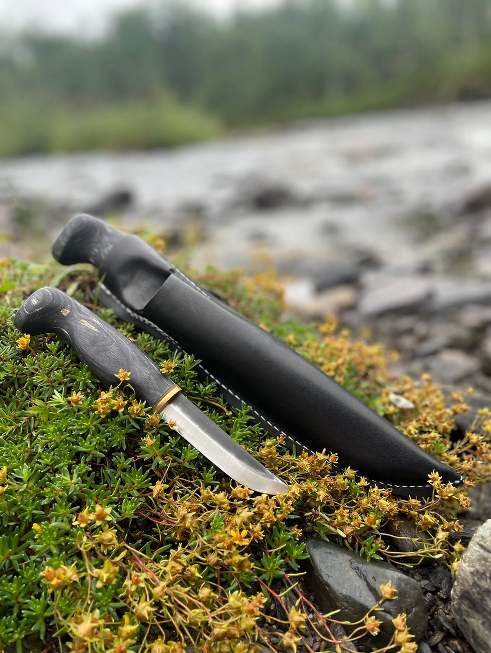 Miniatyrbilde: Treskjæring kniv - 23Black 85