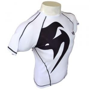 Thumbnail: Venum 'Giant' rashguard short sleeves white