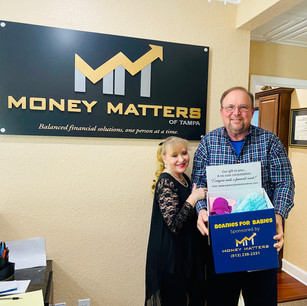 Ron Clark (Founder /CEO of Money Matters & Beanies for Babies) with his wife Gloria.