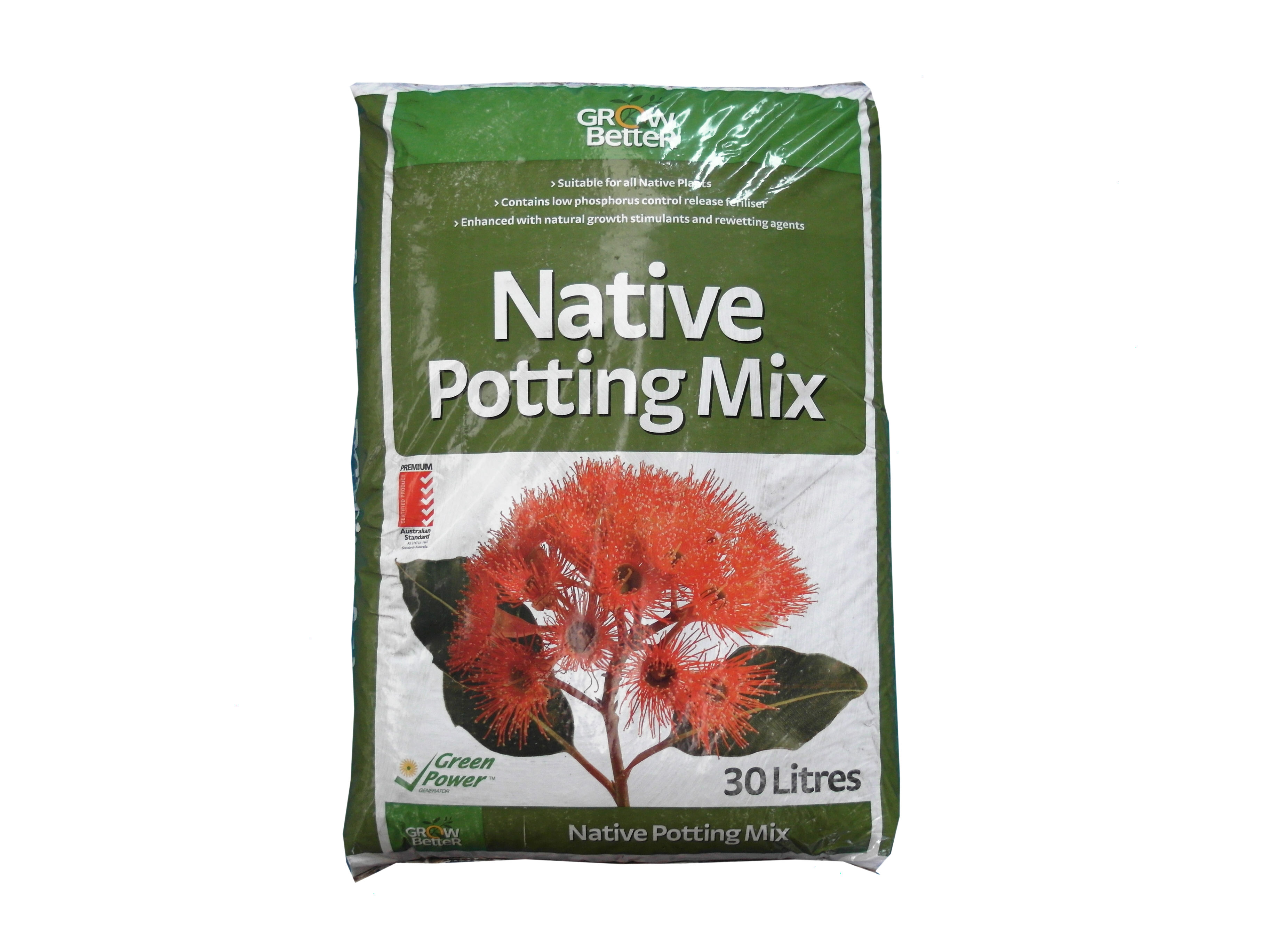 GROW BETTER NATIVE POTTING MIX 30L