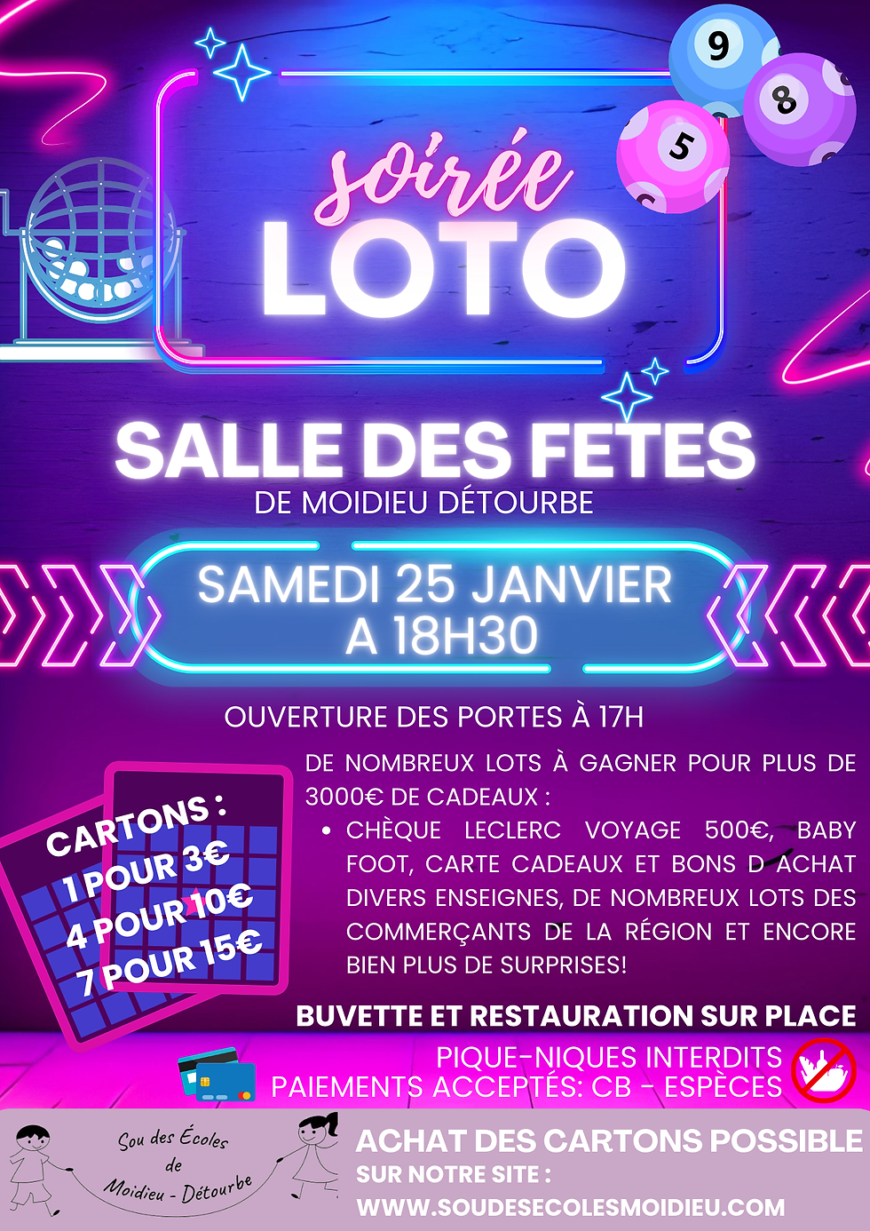 SOIREE LOTO !!!