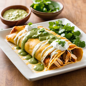 Green Chicken Enchiladas