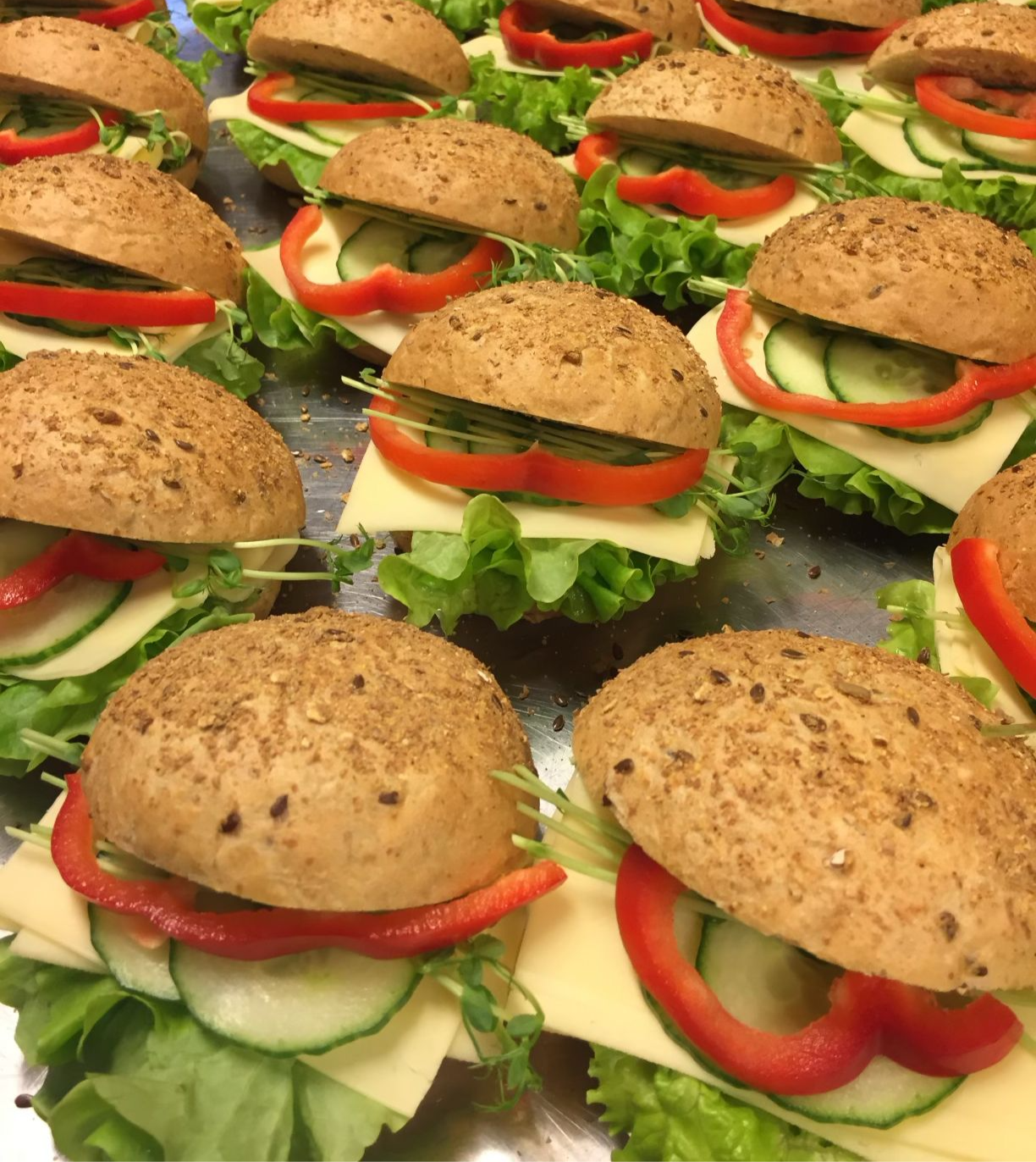 Arranged Food and Objects