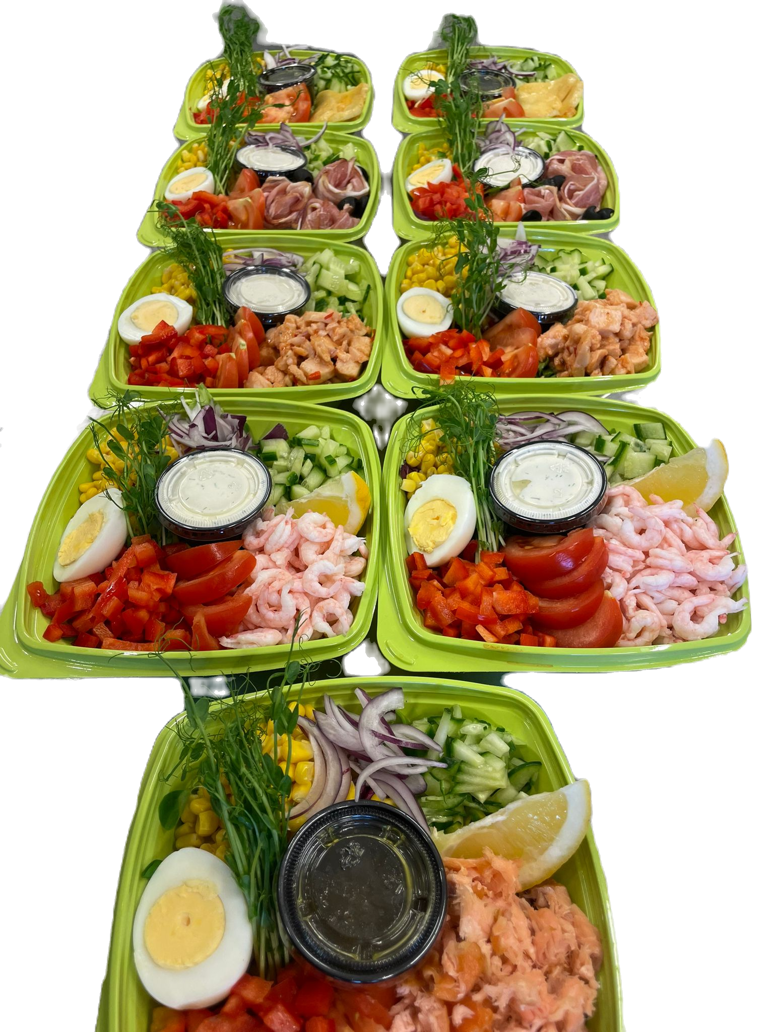 Arranged Food and Objects