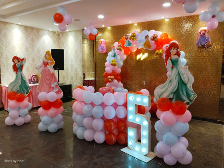 Princess Theme Birthday Party: Decoration Ideas, Cost and Setup in Delhi NCR