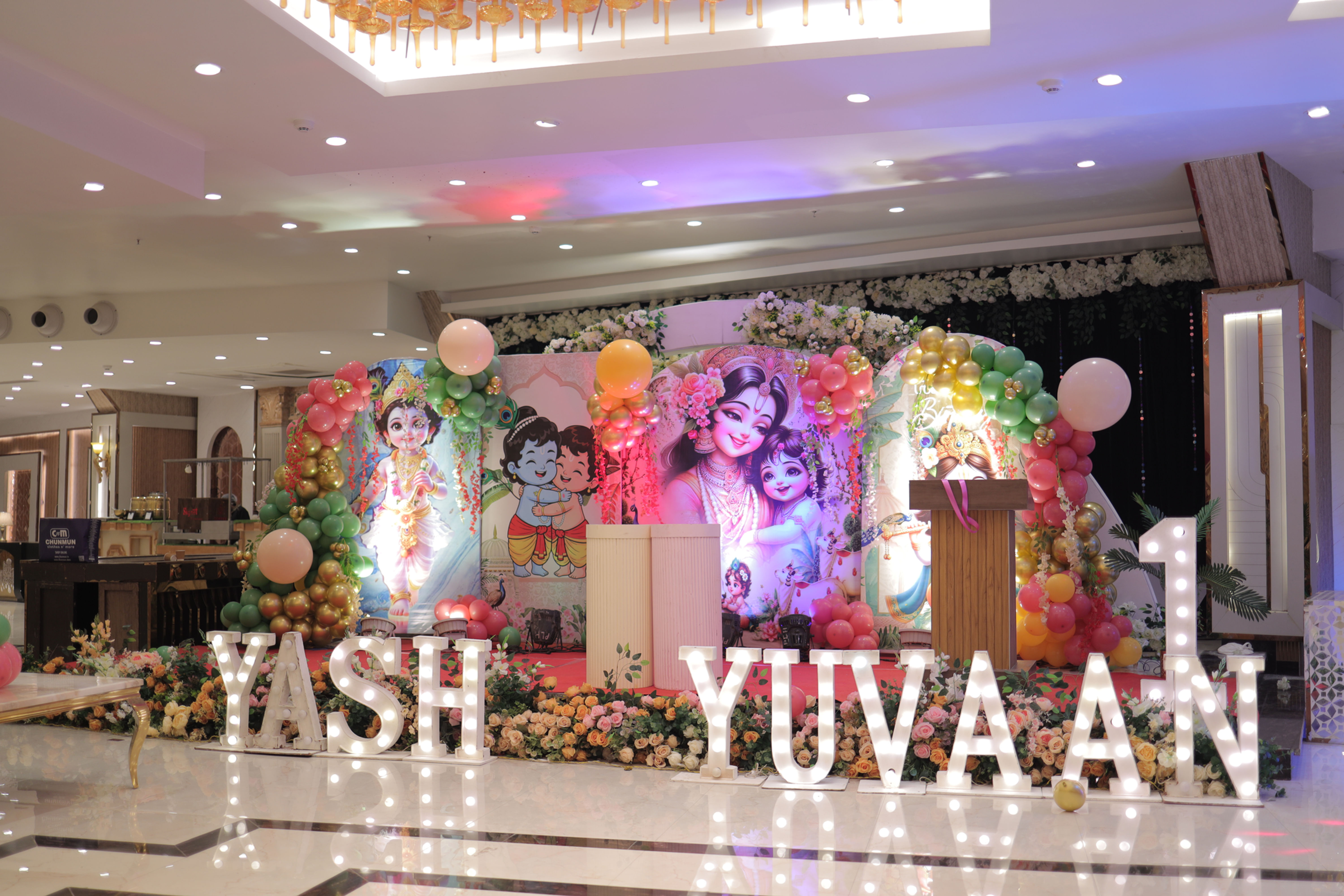 1st Birthday Decoration by Birthday Bazaar in Delhi NCR