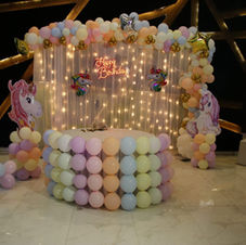 Unicorn cake table – Unicorn Theme Birthday Decoration
