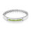 Thumbnail: See You Memorial Ashes Silver Bangle Bracelet with Zircons(BL011)