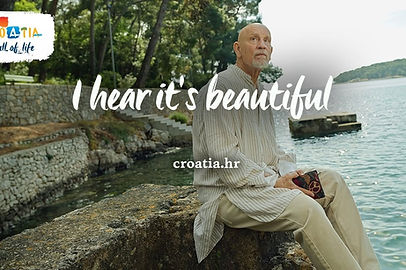 "Croatia – I Hear It's Beautiful": John Malkovich è il nuovo volto della Croazia