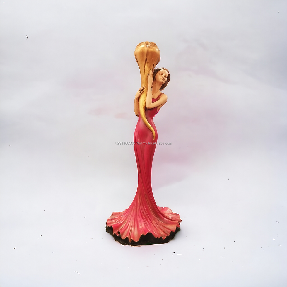 Thumbnail: Vintage Woman Candlestick Holder