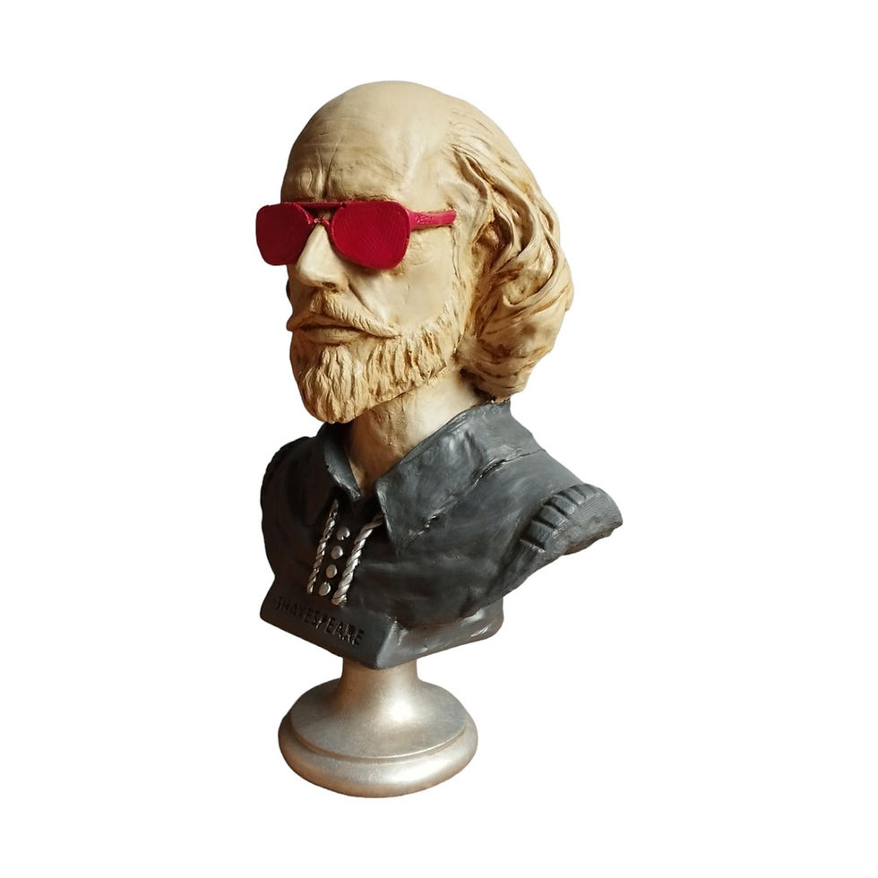 Thumbnail: William shakespeare bust statue table decoration