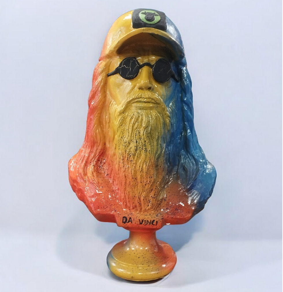 Thumbnail: Leonardo Da Vinci Pop Art Bust Sculpture for Home Decoration