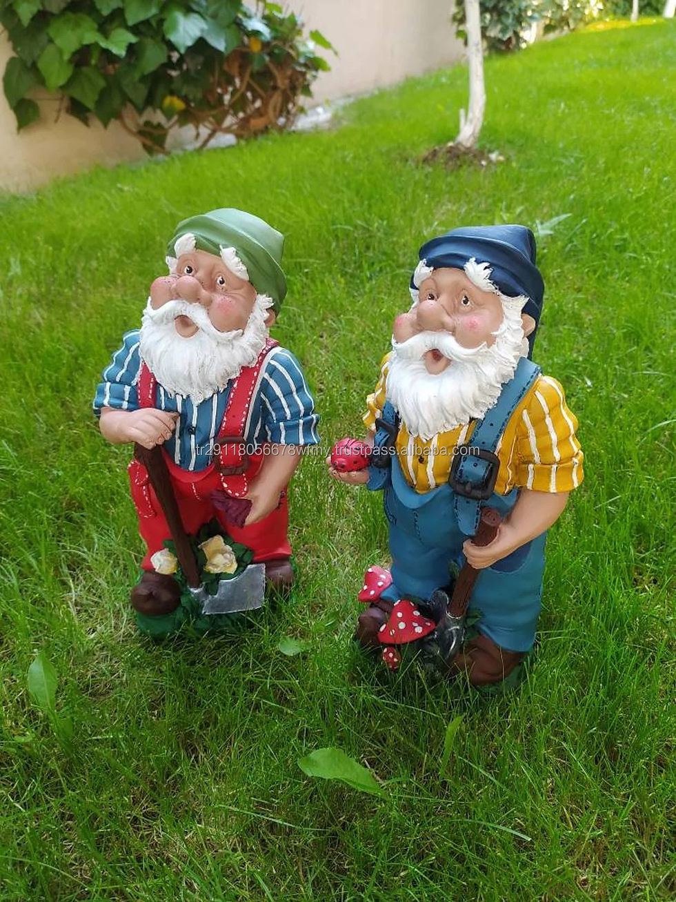 Thumbnail: Cute Garden Gnome Garden Statues