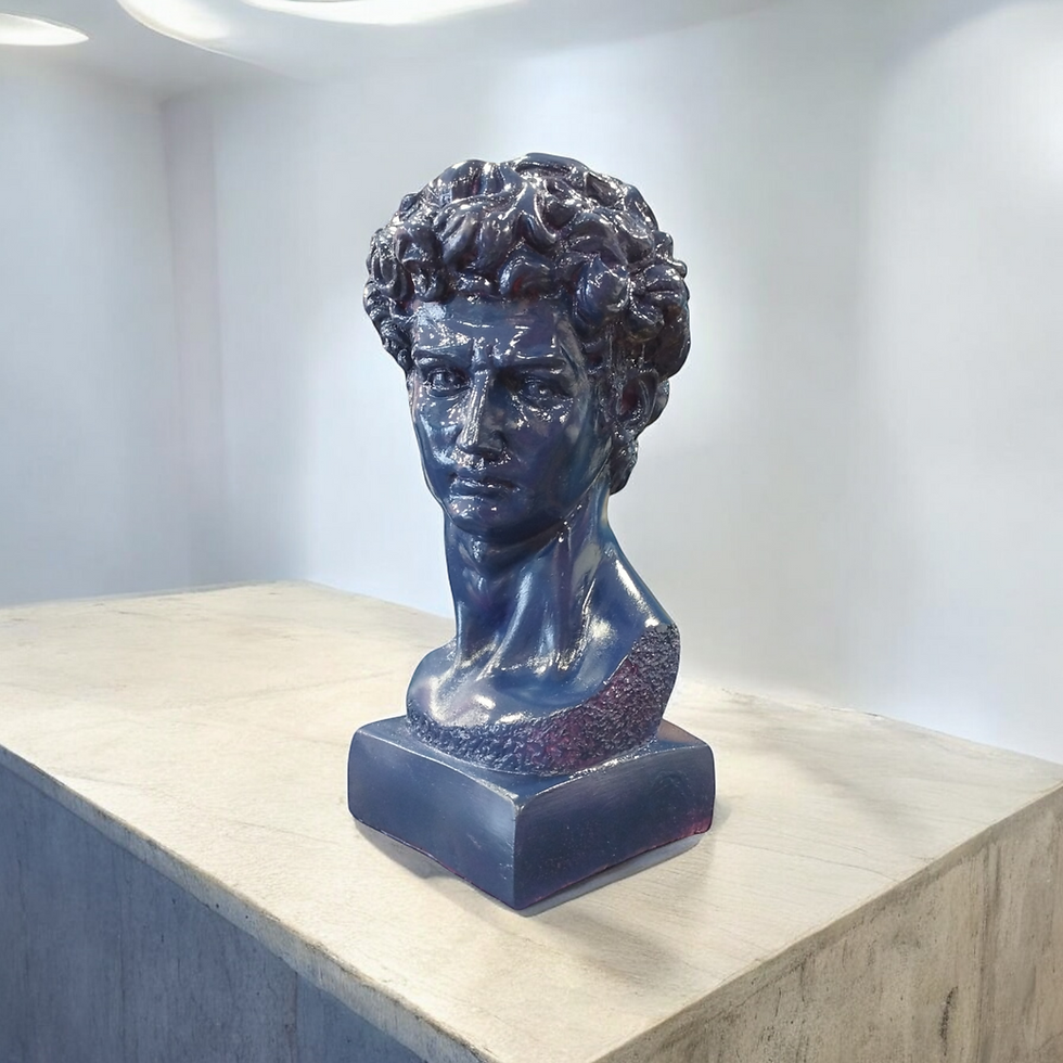 Thumbnail: David head pop art bust statue home decoration
