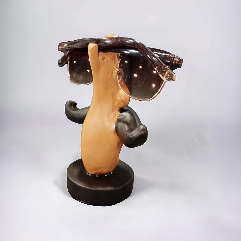Thumbnail: Male Female Figurines Glasses Holder