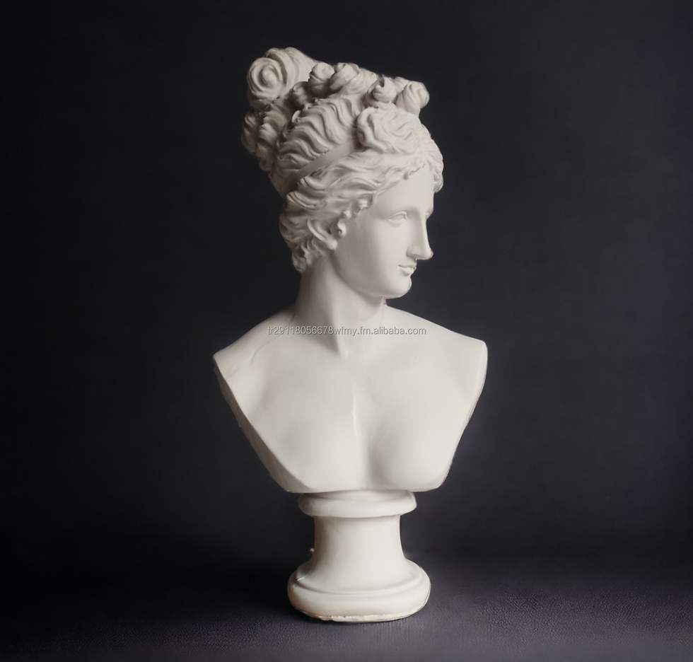 Thumbnail: Large Artemis Goddess Bust Sculpture