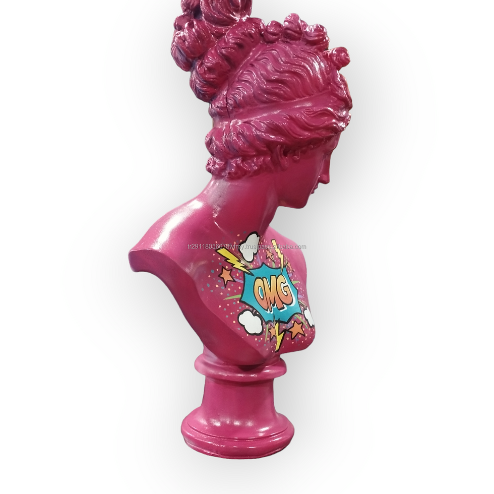 Thumbnail: Large Artemis Goddess Pop Art Bust Statue For Modern Decoration