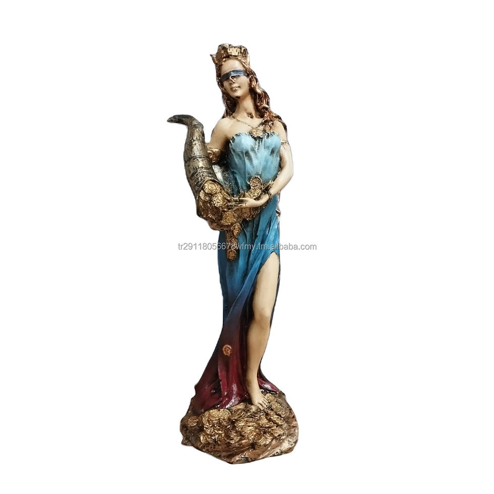Thumbnail: Goddess Of Luck Fortuna Figurine