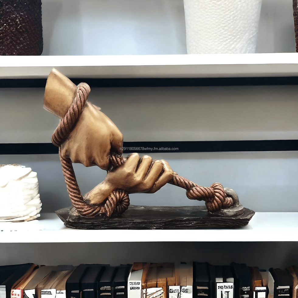 Thumbnail: Hand Holding Rope Modern Table Decor