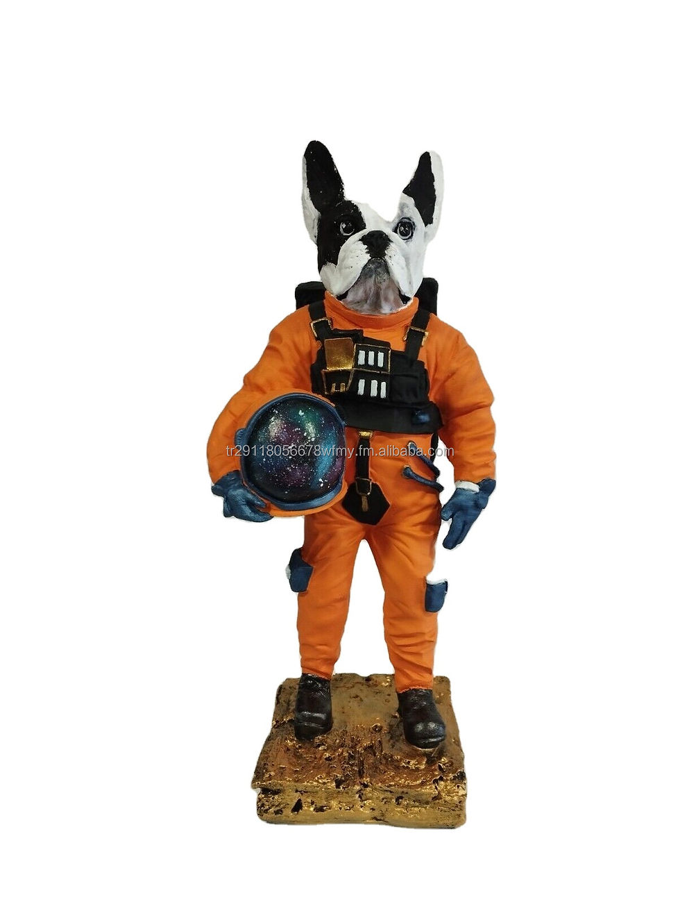 Thumbnail: Bulldog Astronaut Figurine Tabletop Decor