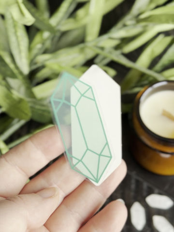 Thumbnail: Aventurine Semi-Transparent Sticker