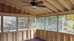 Deck, Stairs & Enclosed Porch