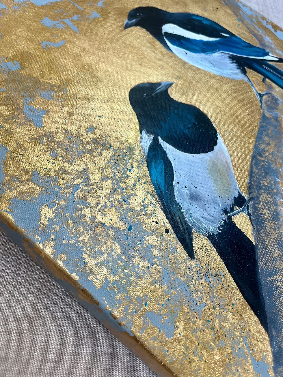 Thumbnail: Golden Contemporary Art for Sale