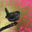 Thumbnail: Original painting of a wren - "Early bird catches the worm"