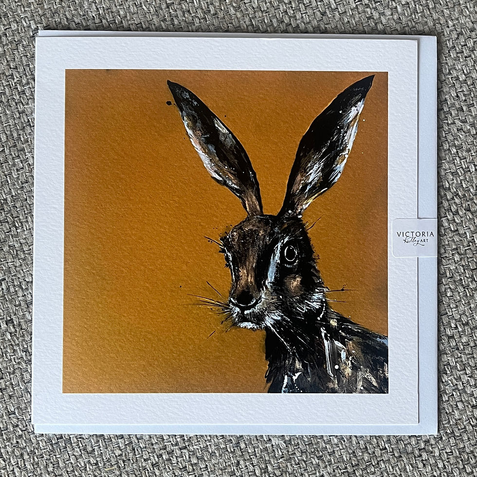 Hare Greeting Card
