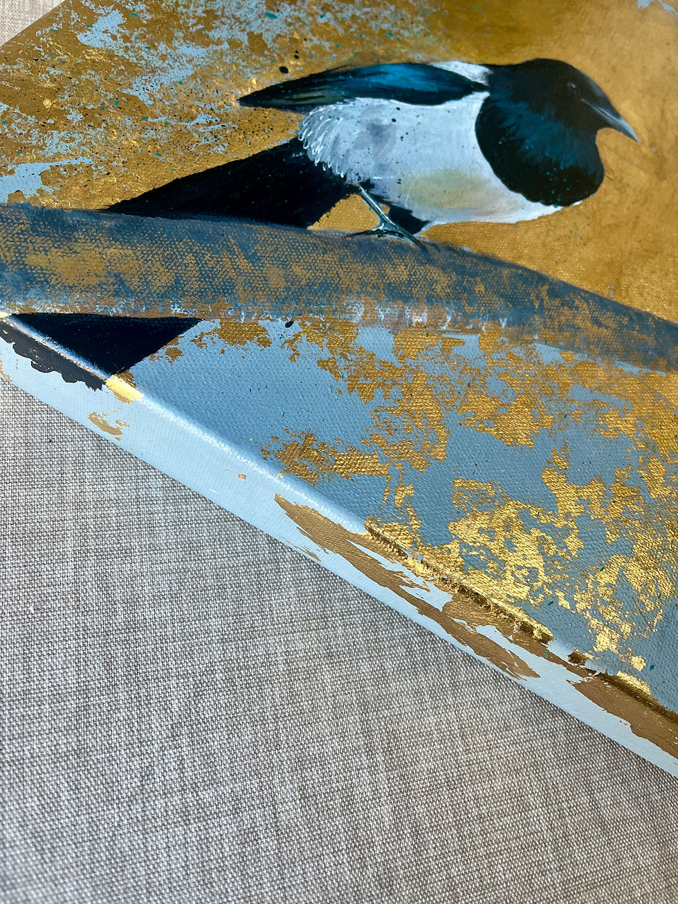 Thumbnail: Gilded Artwork by British Artist