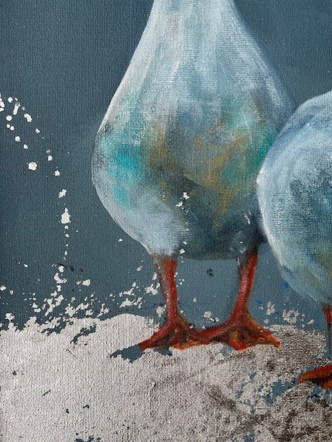 Thumbnail: Bird painting | Geese painting