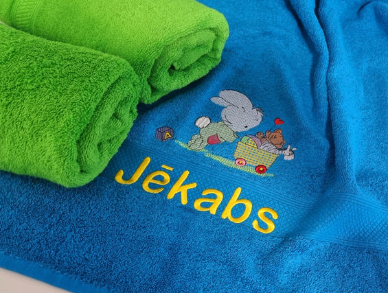 Jēkabs vārds uz dvieļa