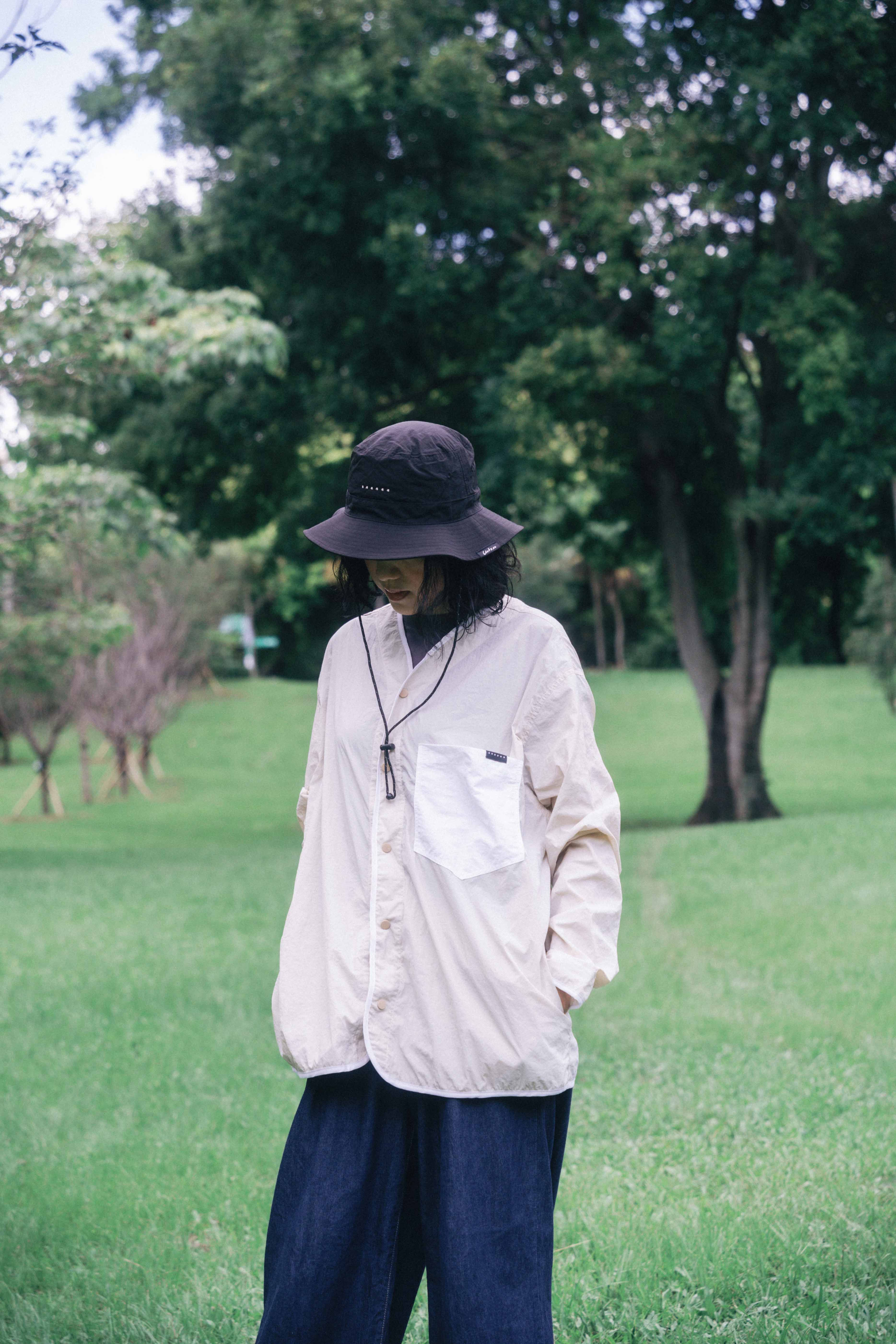 Sun Protection Pocketable Jacket (White)