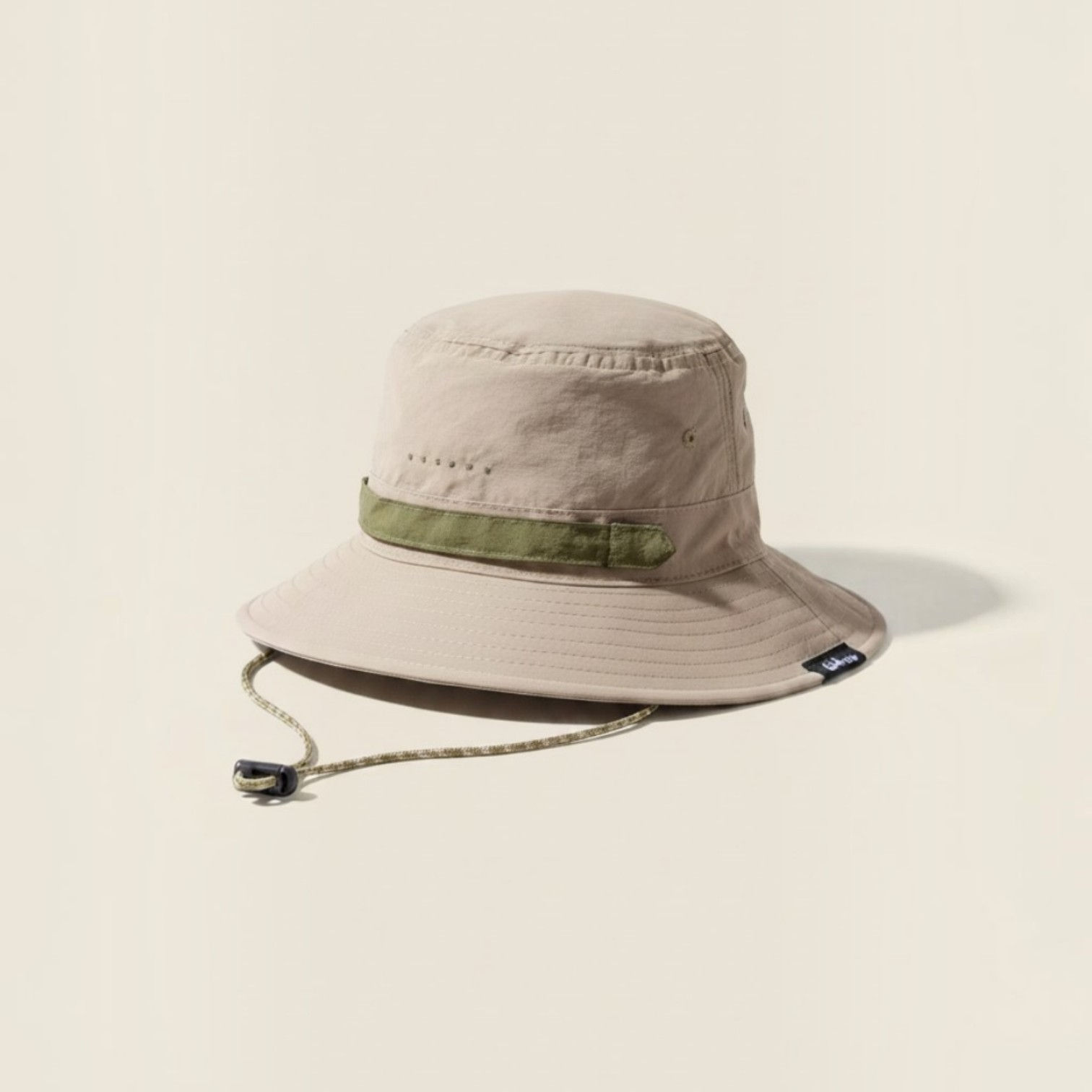 2 Tone Colours Foldable Bucket Hat with Removable chin cord (Green)